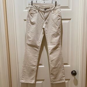 LOFT Women's Boot Leg Beige Corduroy Jeans
